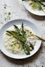 Instant Pot Charred Leek And Asparagus Risotto Sa004