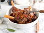 Instant Pot Lamb Shanks With Red Wine Rosemary Bay Leaves